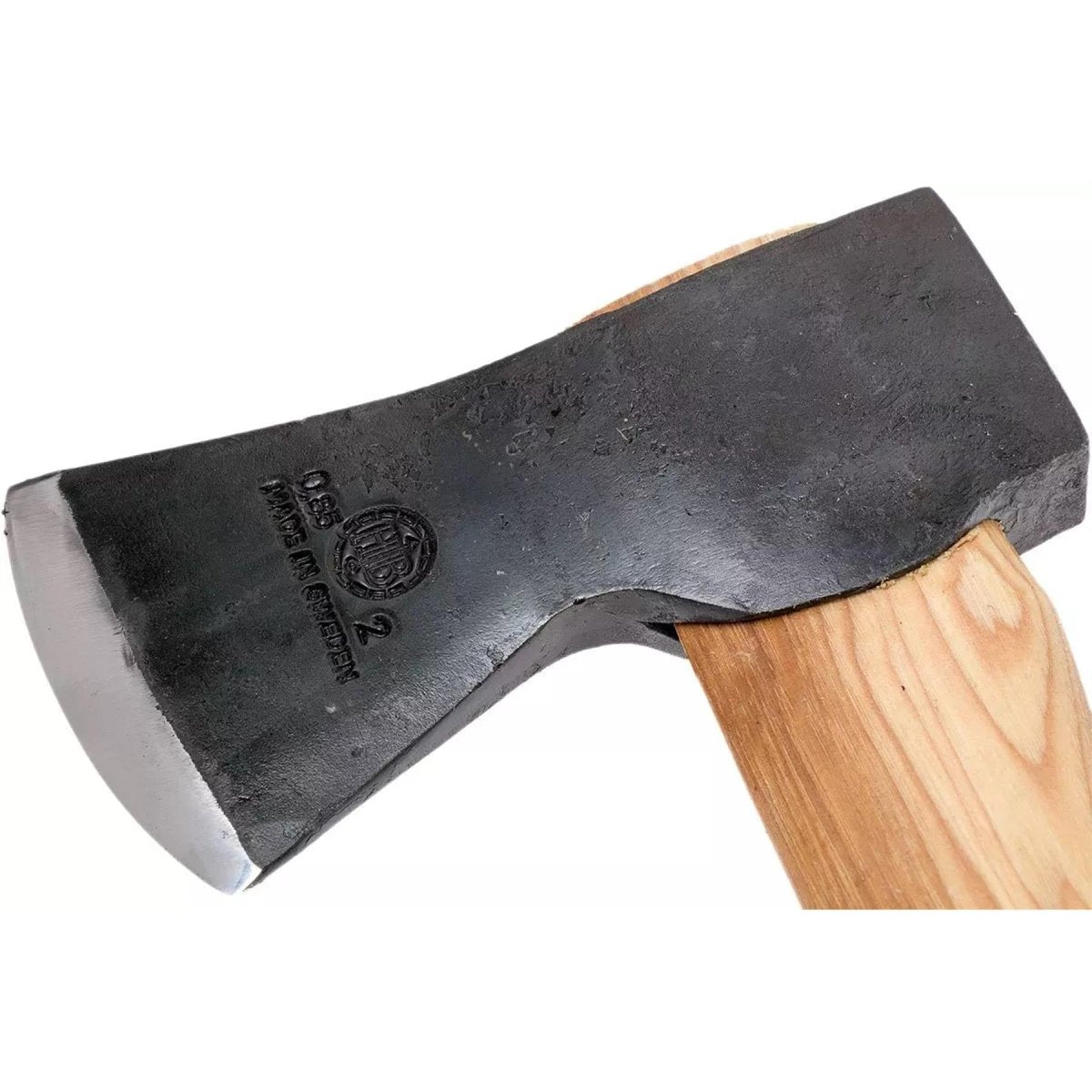 Hache d'abattage HULTAFORS Qvarfot, manche long en hickory, tête de hache aiguisée en acier au carbone