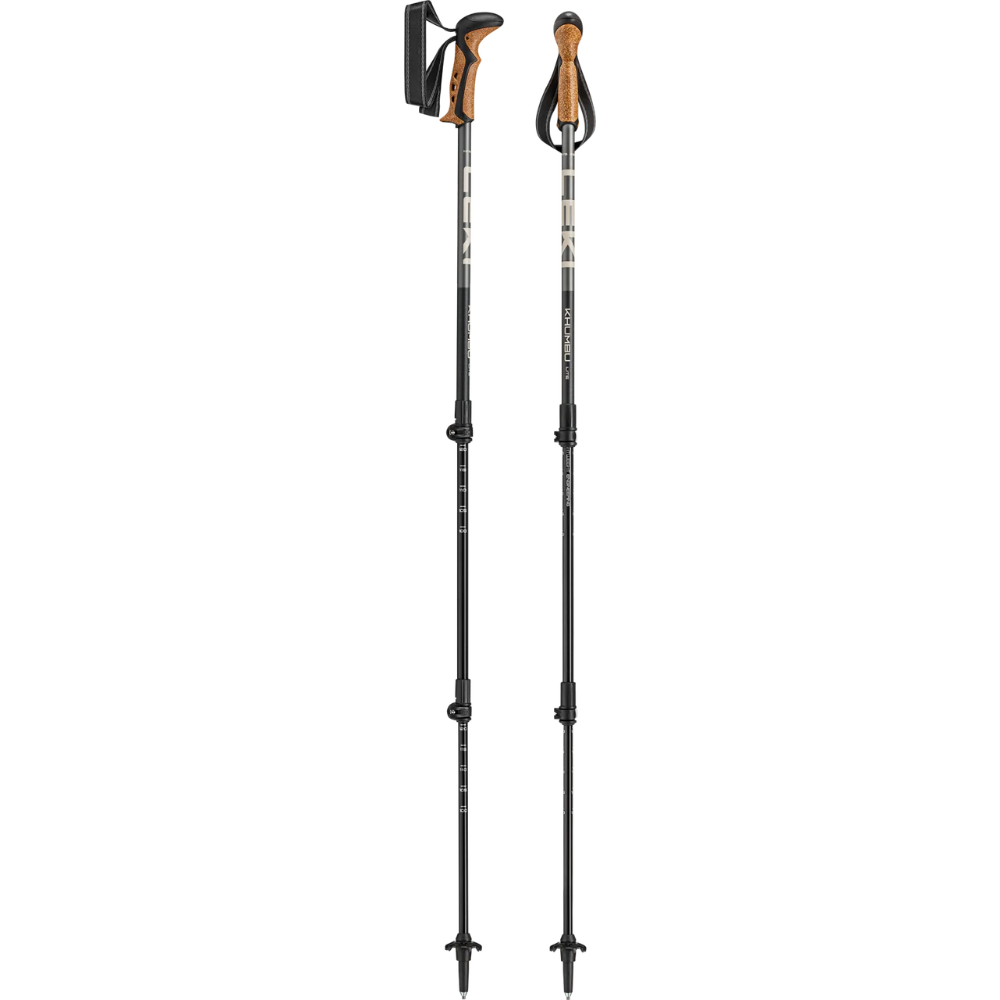 Paire de bâtons de randonnée LEKI Khumbu Lite 100-135 cm réglables et légers