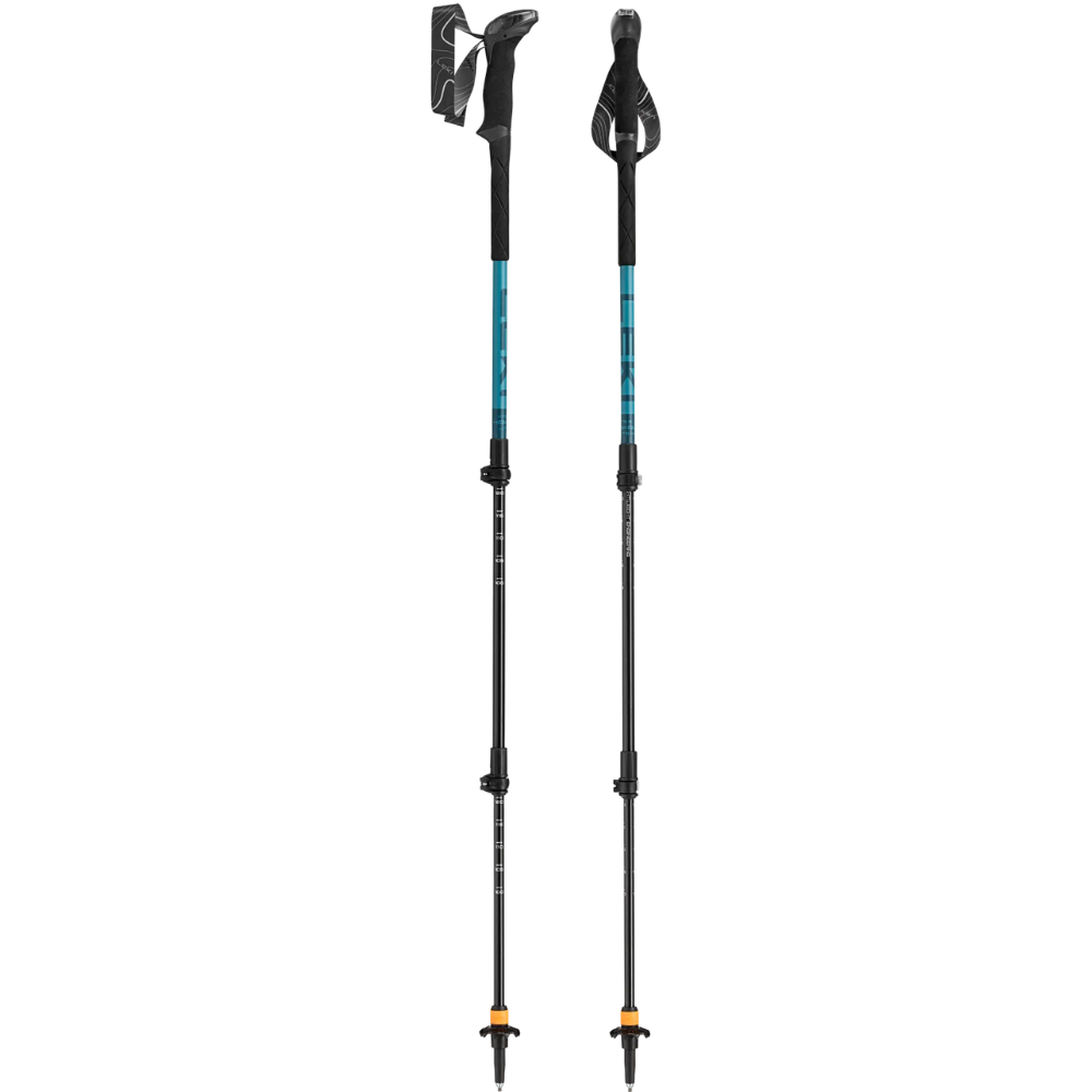 LEKI Makalu Lite AS Trekking Poles Paire de bâtons de randonnée antichocs réglables 100-135 cm