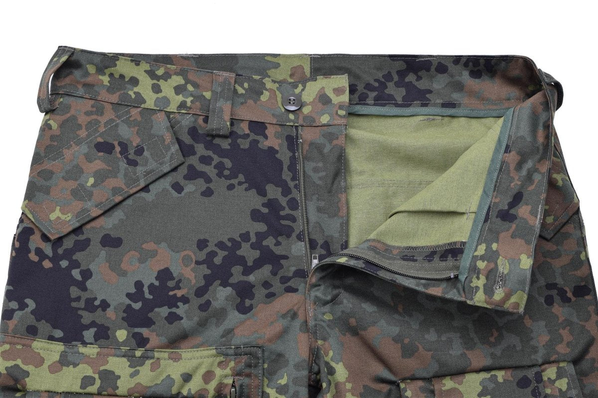 Pantalon de combat tactique de l'armée Leo Kohler pantalon de campagne cargo forcé camouflage flecktarn