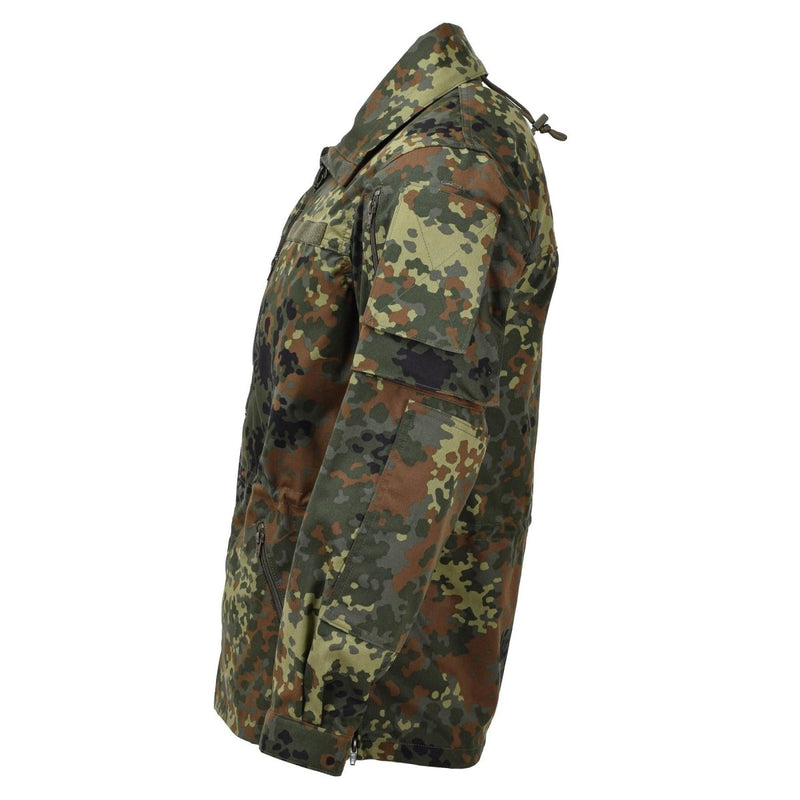 Leo Kohler army tactical flectarn camo jacket zipped field combat adjustable - GoMilitar
