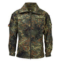 Veste de combat tactique armée Leo Kohler avec camouflage flectarn zippée et réglable