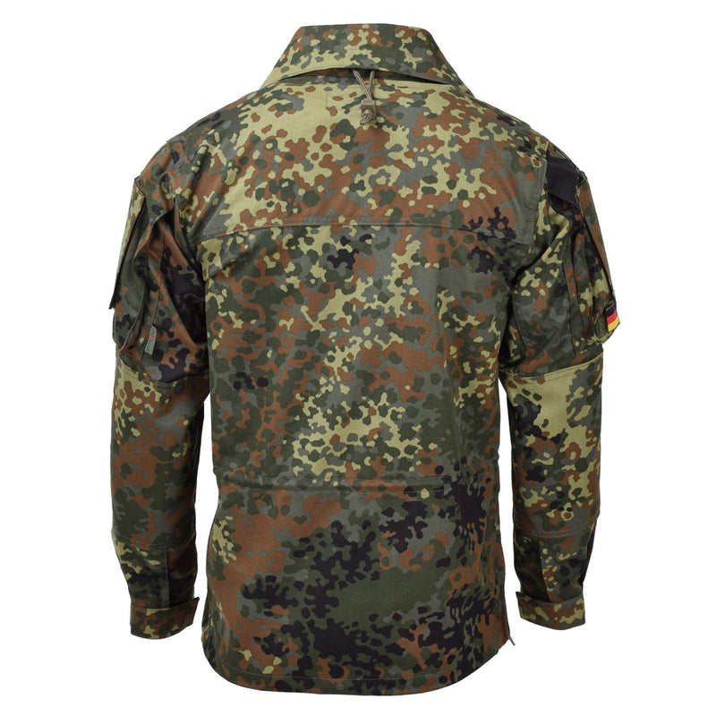Leo Kohler army tactical flectarn camo jacket zipped field combat adjustable - GoMilitar