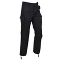 Leo Kohler Pantalon cargo tactique durable avec poches cargo pour l'extérieur Noir