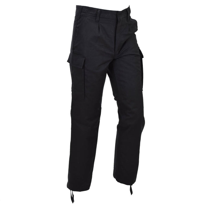 Leo Kohler Cargo Field Pants Tactique Durable Poches Cargo Extérieures Noir - GoMilitar
