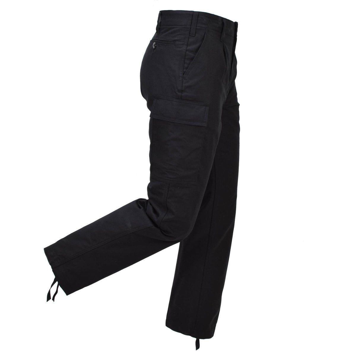 Leo Kohler Pantalon cargo tactique durable avec poches cargo pour l'extérieur Noir