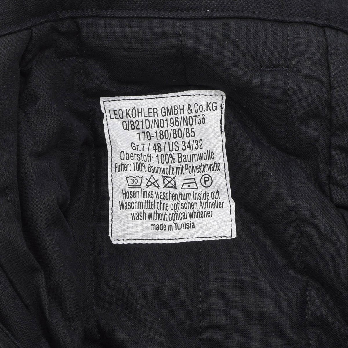 Leo Kohler Pantalon cargo tactique durable avec poches cargo pour l'extérieur Noir