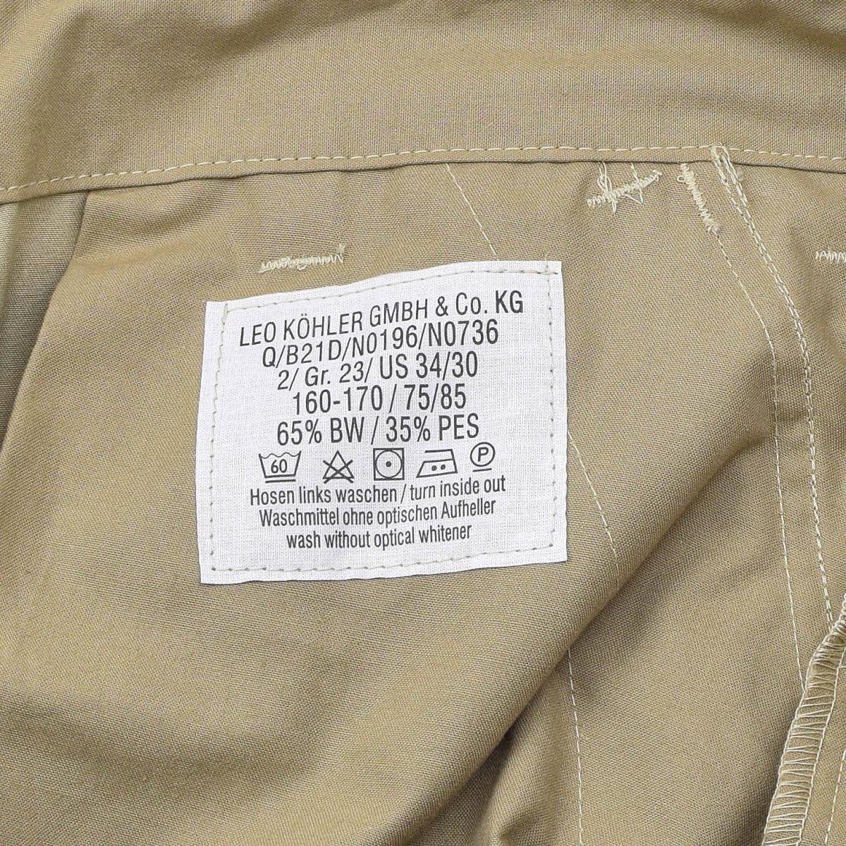 Pantalon de terrain tactique Commando de Leo Kohler Pantalon des forces spéciales camouflage Tropentarn
