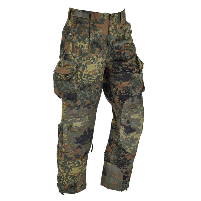 Leo Kohler KBS Flecktarn camo pantalon tactique pantalon renforcé troupes combat - GoMilitar