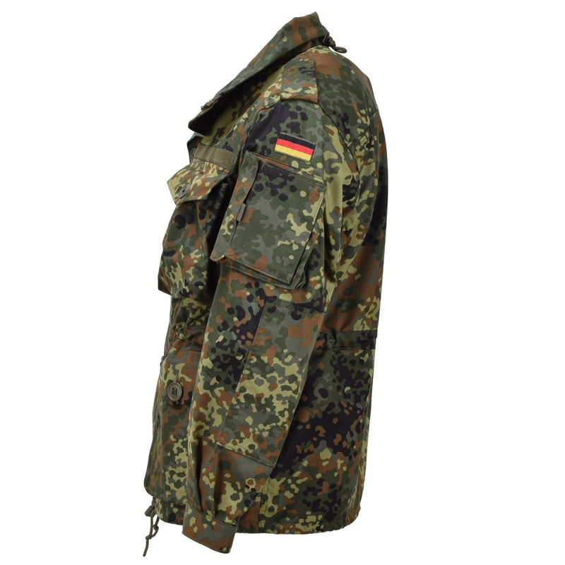 Leo Kohler military combat tactical jacket lightweight field flecktarn camo - GoMilitar