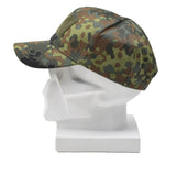 Casquette de baseball militaire Leo Kohler avec visière à visière à motif camouflage BW flecktarn