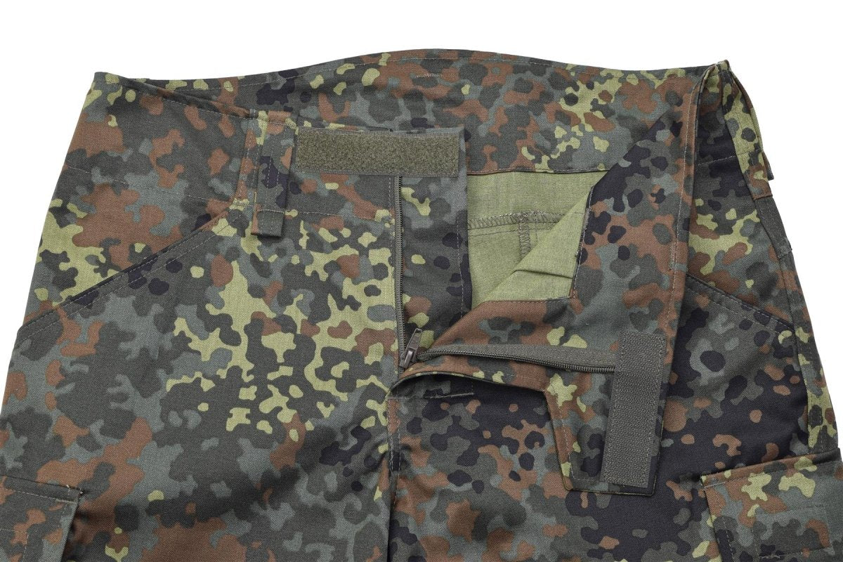 Pantalon tactique militaire Leo Kohler Explorez le pantalon taille haute camouflage flecktarn