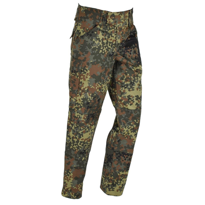 Le pantalon tactique militaire Leo Kohler explore le pantalon taille haute camouflage flecktarn - GoMilitar