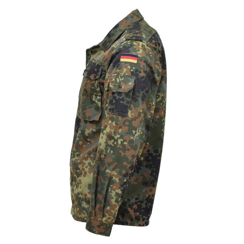Chemises militaires tactiques Leo Kohler, veste de combat légère camouflage flecktarn BW