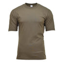Leo Kohler tactical military short sleeve t-shirt in tropical olive, designed for durability and comfort.
