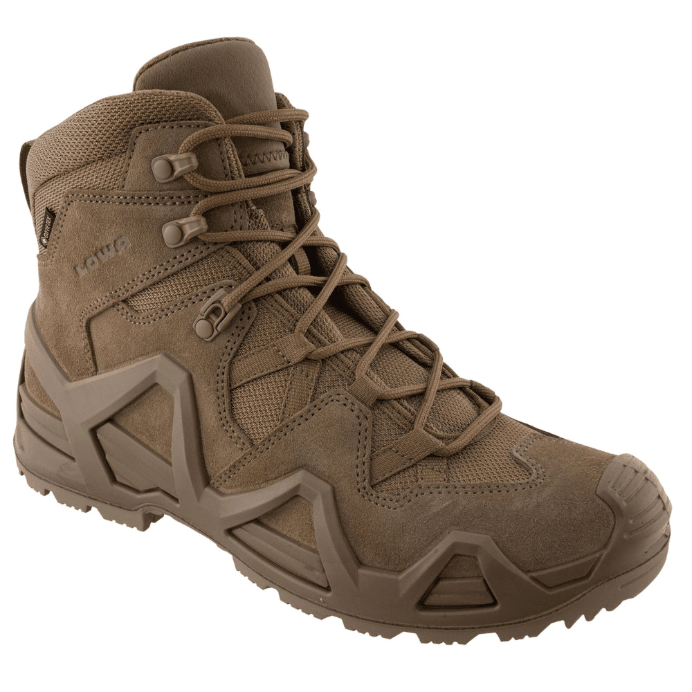 LOWA Zephyr MK2 GTX Mid Bottes tactiques imperméables à membrane Gore-Tex Coyote
