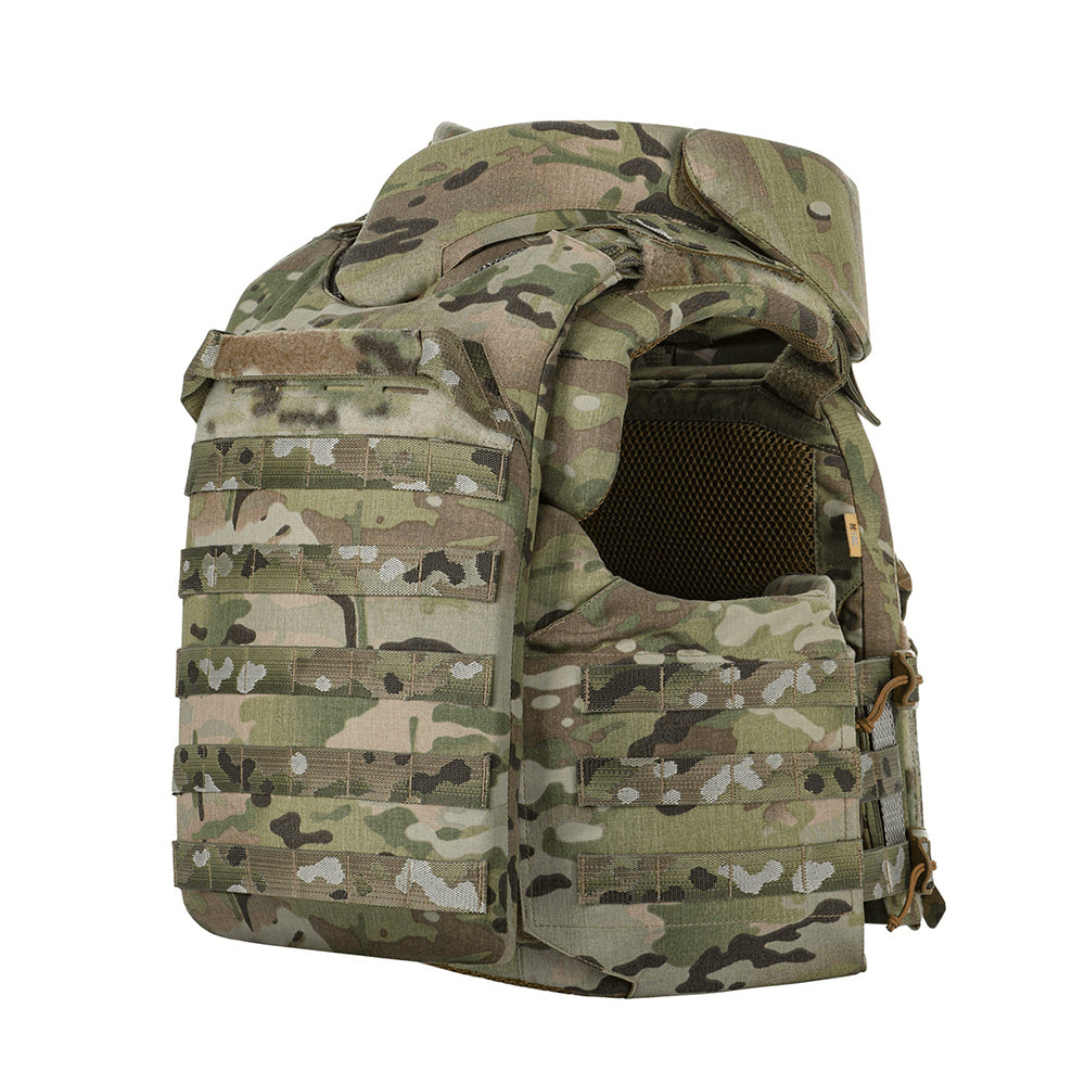 M-TAC Corset Elite porte-plaque tactique MOLLE à dégagement rapide MTP camouflage