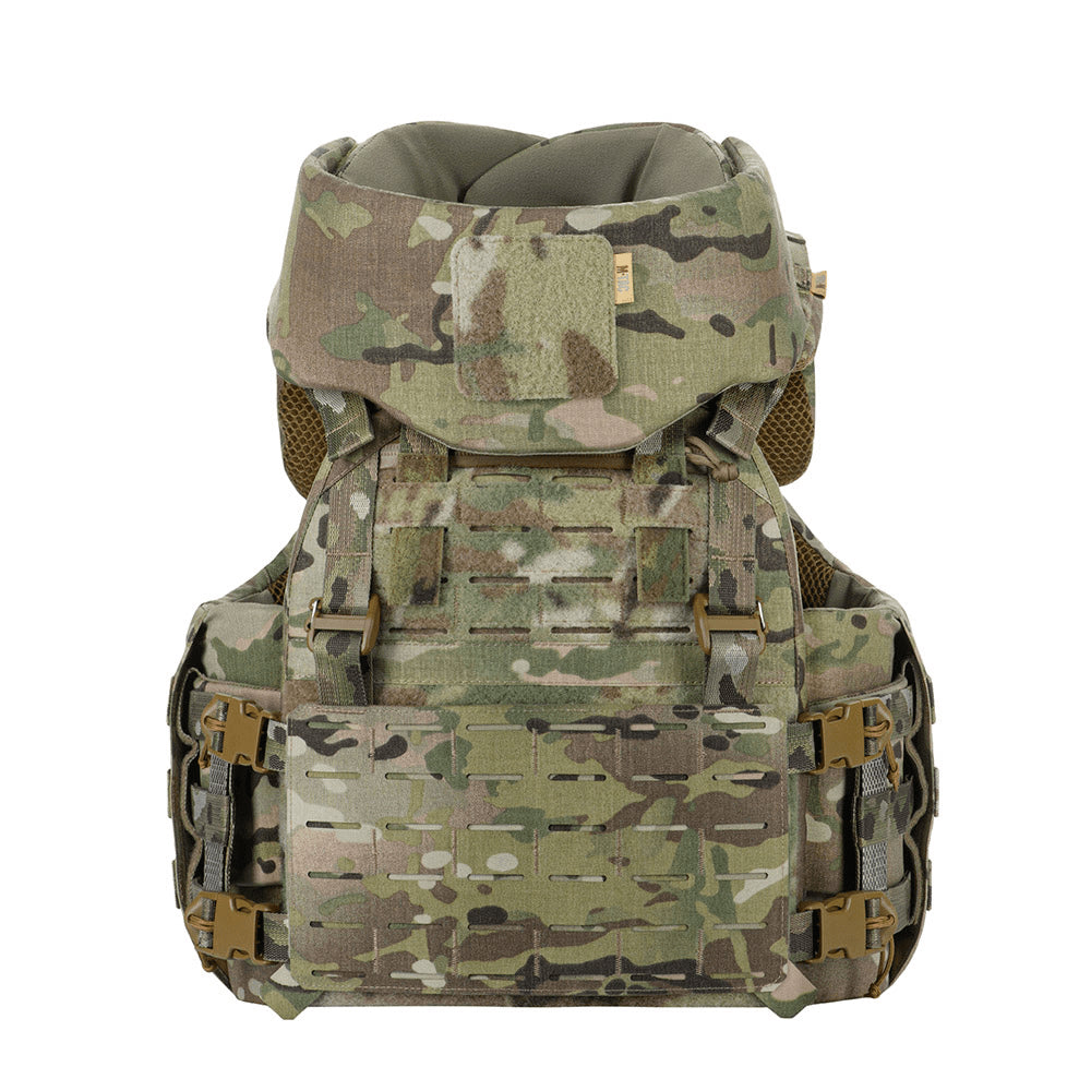 M-TAC Corset Elite porte-plaque tactique MOLLE à dégagement rapide MTP camouflage