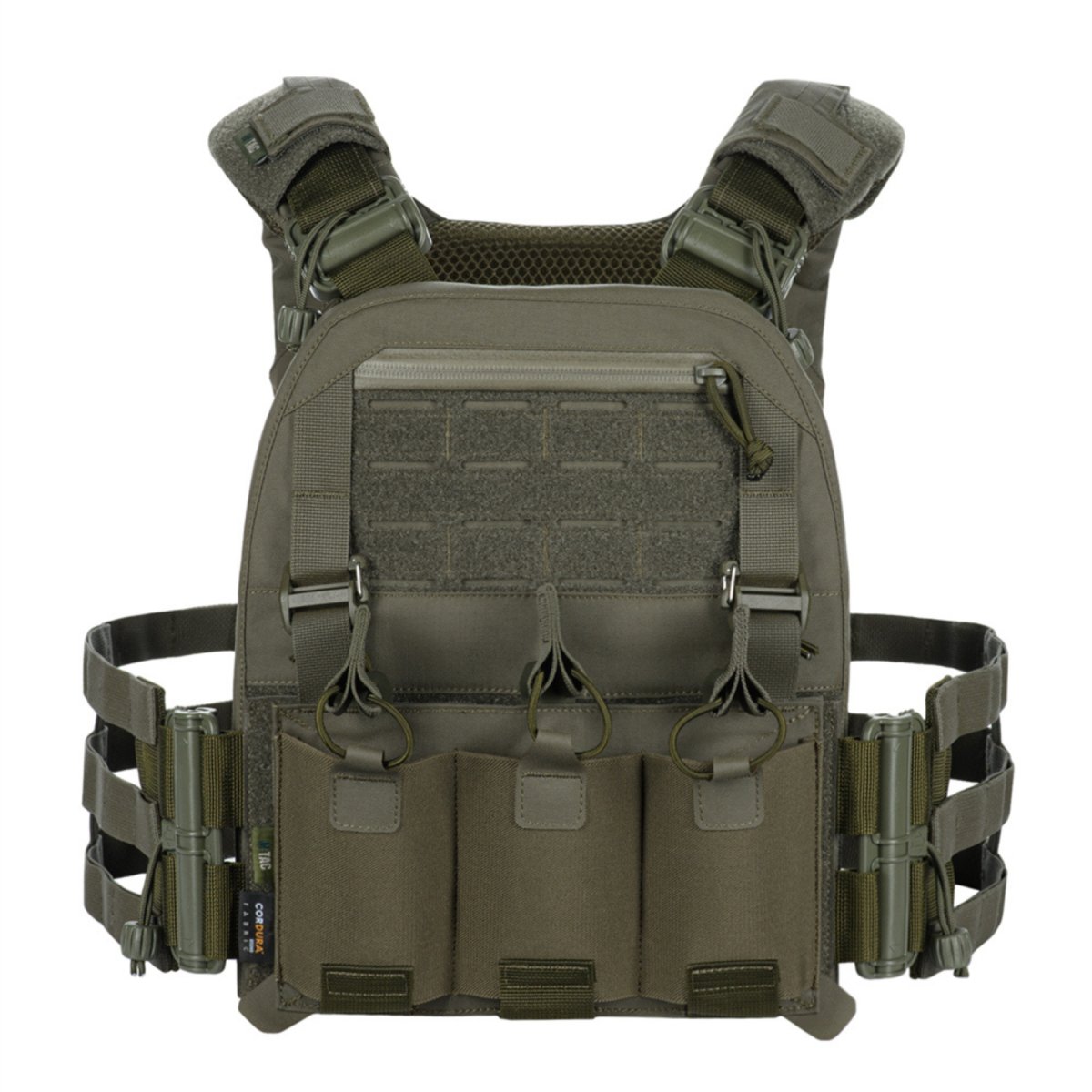 M-TAC Cuirass FAST Elite Porte-plaque tactique Attaches Duraflex Cordura Olive