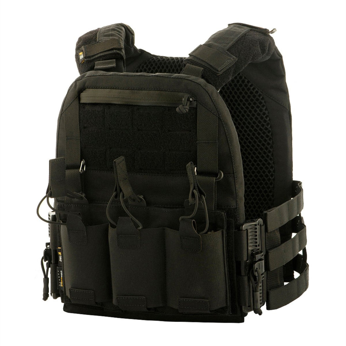 M-TAC Cuirass QRS Plaque Tactique Carier Cordura Système de Dégagement Rapide Noir