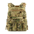 M-TAC Cuirass QRS Plaque Tactique Carier Cordurda Système de Libération Rapide MTP Camo