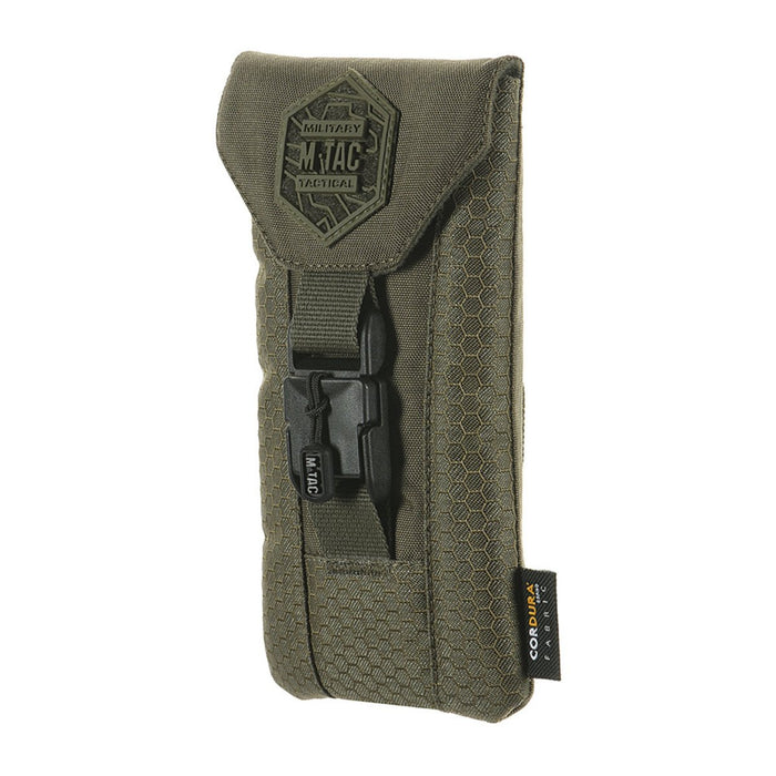 M - TAC Elite Administration Pouch Durable Cordura HEX Smartphone Case Olive - GoMilitar