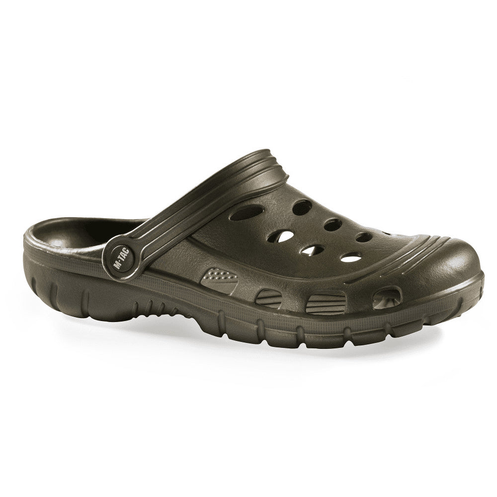 M-TAC EVA Sabots Ajustement Léger Chaussures de Camping en Plein Air Sangle de Talon Olive