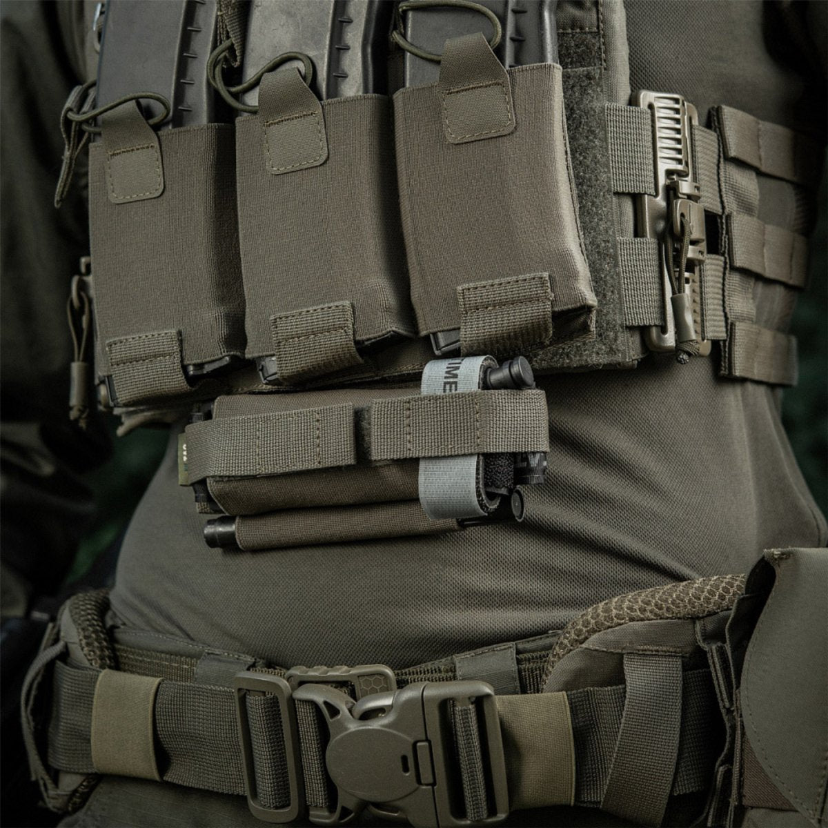 Pochette de garrot tactique M-TAC Gen. 5, équipement utilitaire en Cordurda durable, Olive