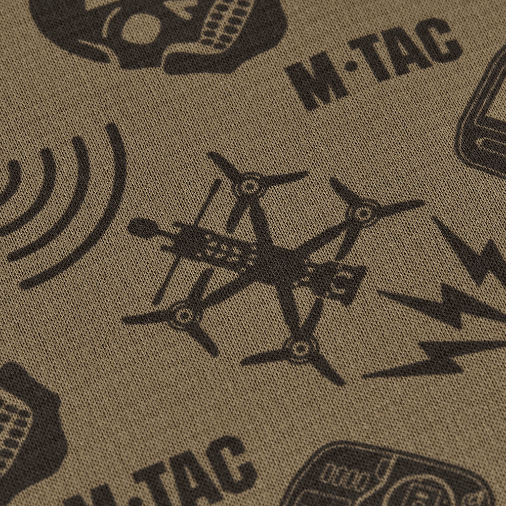 M-TAC Micropolaire Cache-Cou Drone Modèle Tactique Écharpe Extérieure Tan