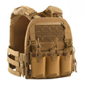Gilet porte-plaques militaire M-TAC avec porte-chargeurs tactiques à dégagement rapide Multicamo