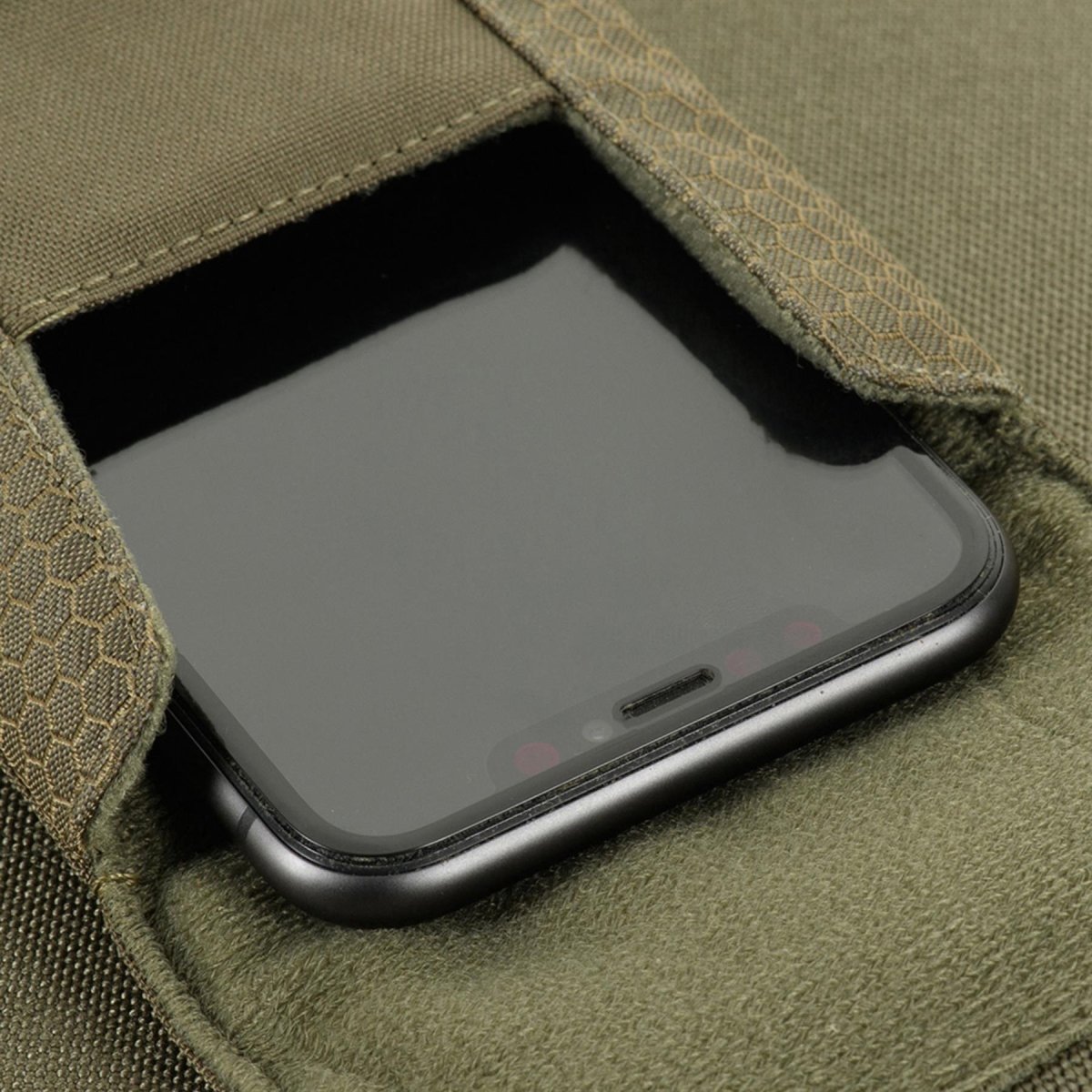 M-TAC Pochette pour Smartphone Elite Medium Hex 1000D Cordurda Boucle Magnétique Olive