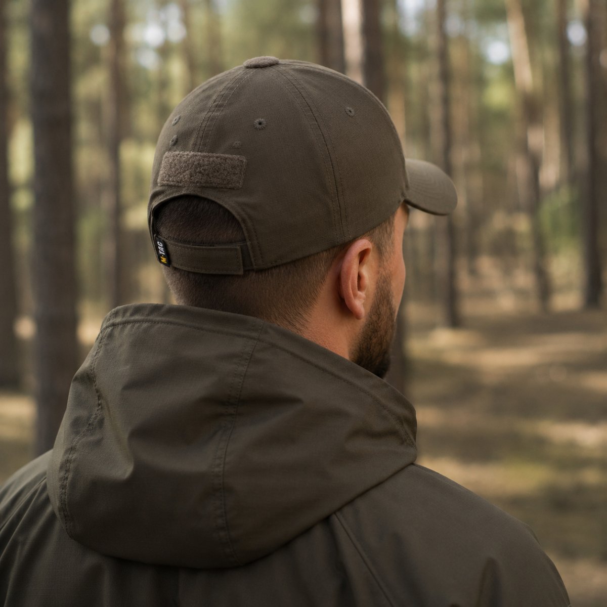 Casquette de baseball tactique M-Tac, ajustement flexible, crochet et boucle Ripstop, olive foncé L/XL