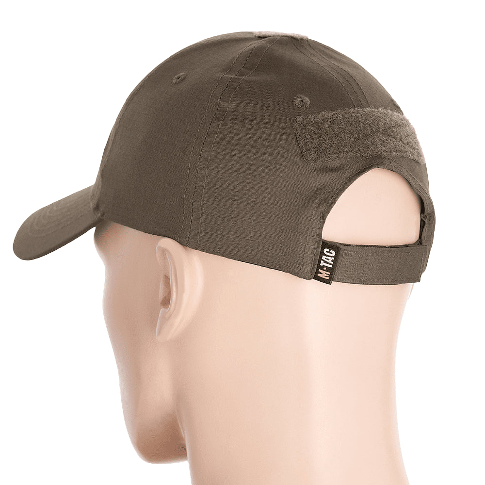 Casquette de baseball tactique M-Tac, ajustement flexible, crochet et boucle Ripstop, olive foncé L/XL