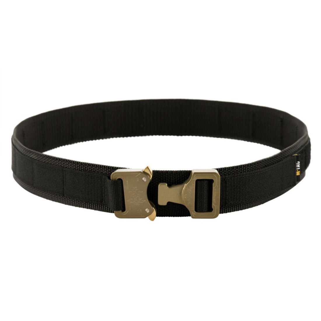 Ceinture tactique M-TAC COBRA, boucle en aluminium, robuste, réglable, noire