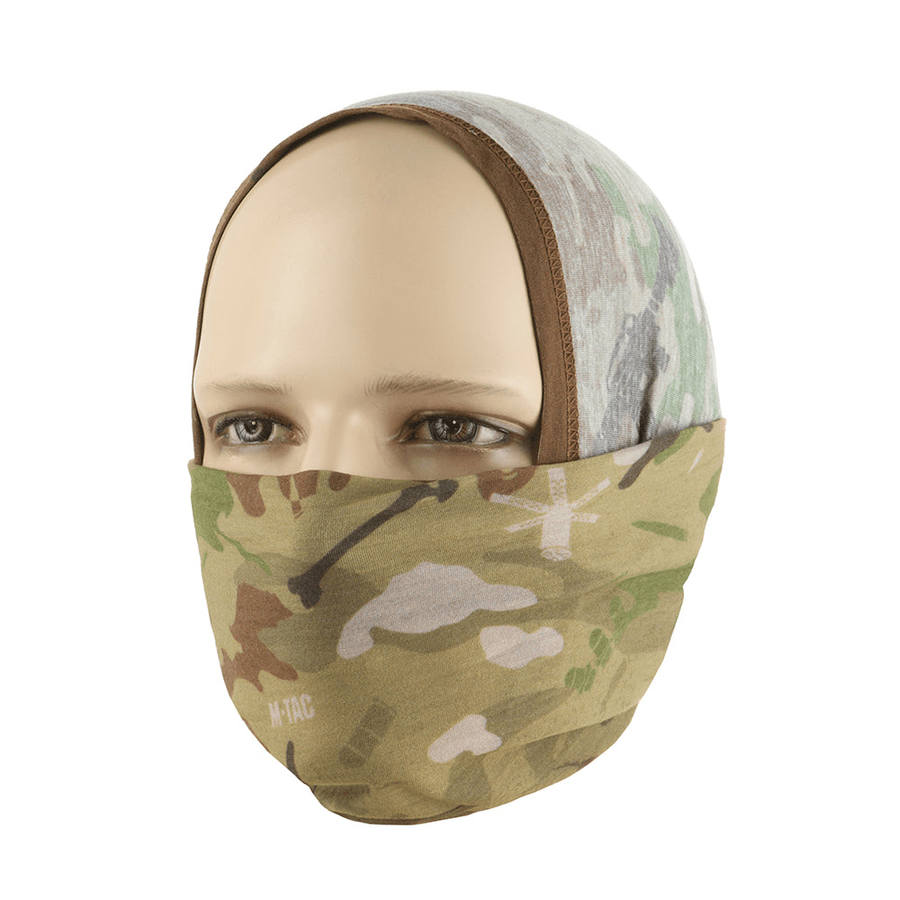 M-TAC Cache-cou tactique léger en jersey tricoté camouflage