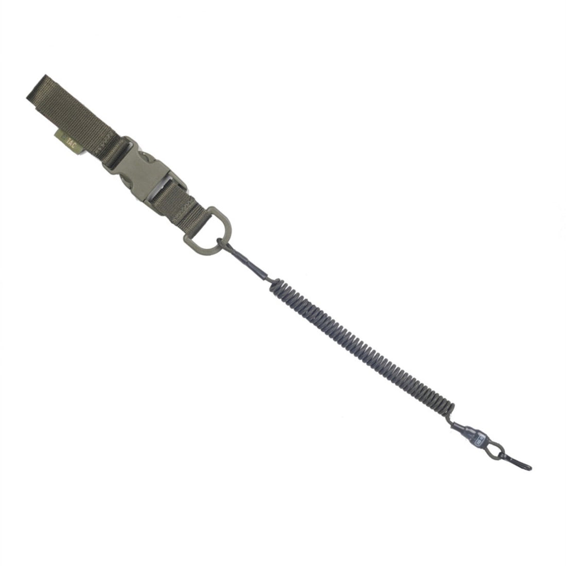 M-TAC Cordon de sécurité tactique Lite Carabine Longe de rétention Anneau en D Fastex Olive