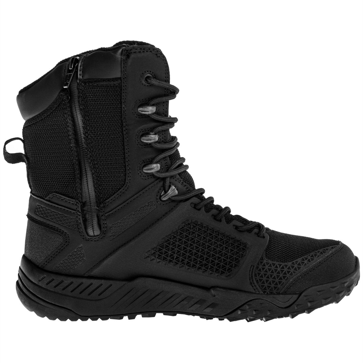 Magnum DRUM MID WP Bottes tactiques respirantes et imperméables avec semelle intérieure Hi-Poly noire