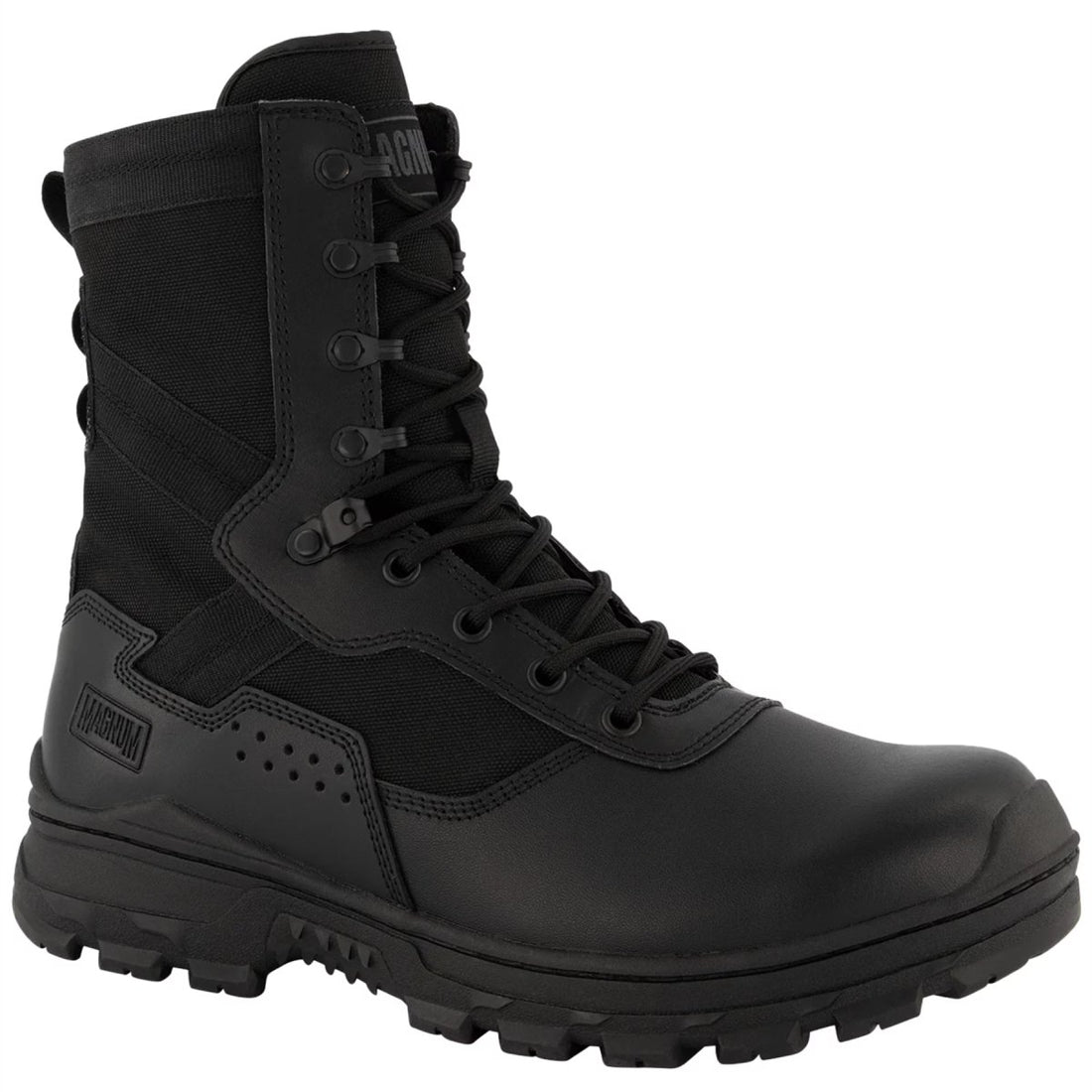Bottes tactiques Magnum Scorpion II 8.0 Système de laçage rapide Fermetures éclair YKK Noir