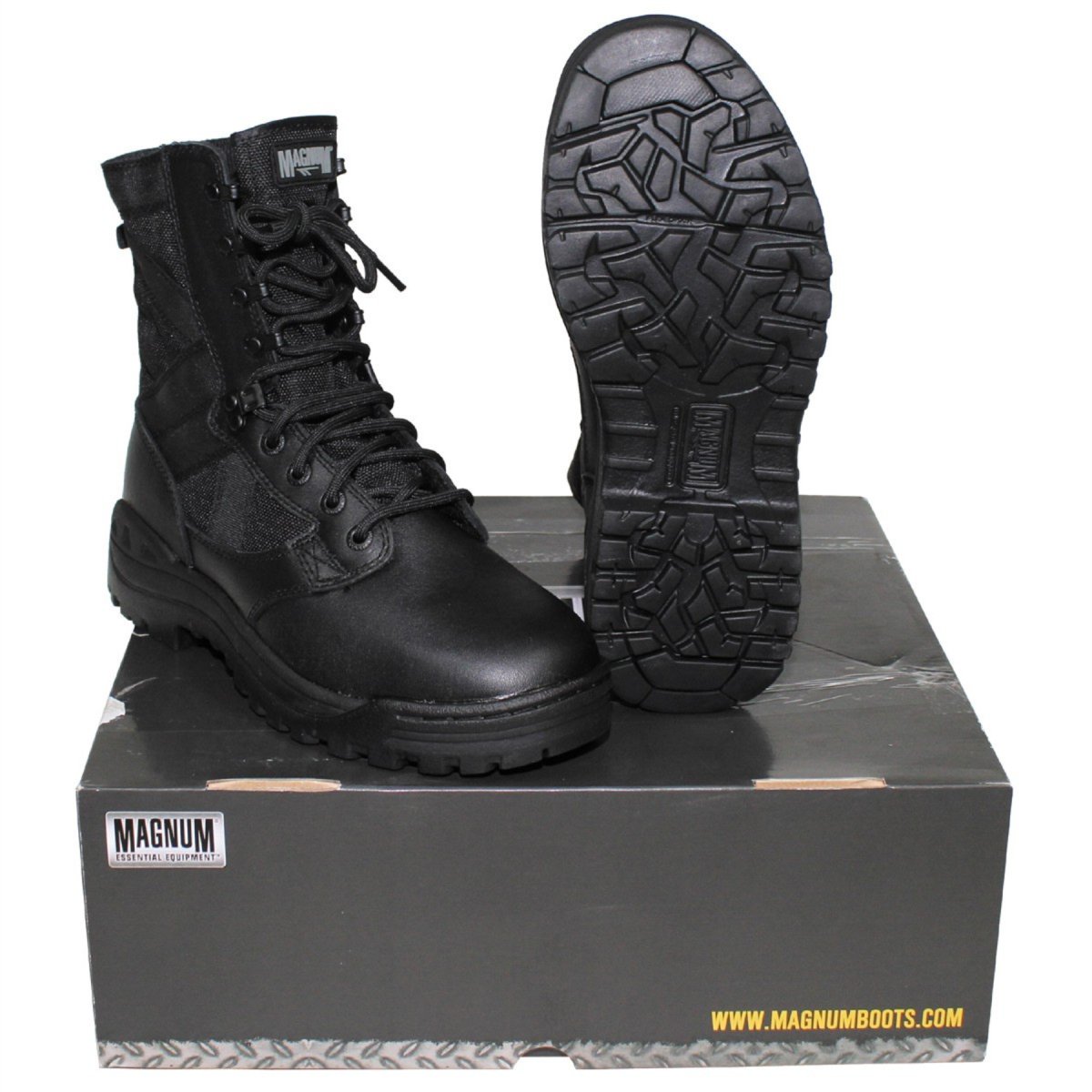 Magnum Scorpion Bottes Tactiques Séchage Rapide Respirant Eyeley Laçage Noir