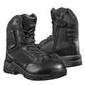 Bottes de combat Magnum Strike Force 8.0 en cuir, chaussures de randonnée tactiques noires