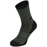 MFH Alaska Chaussettes Thermiques Pieds Secs Semelle Rembourrée Support De Voûte Plantaire Intégré Olive