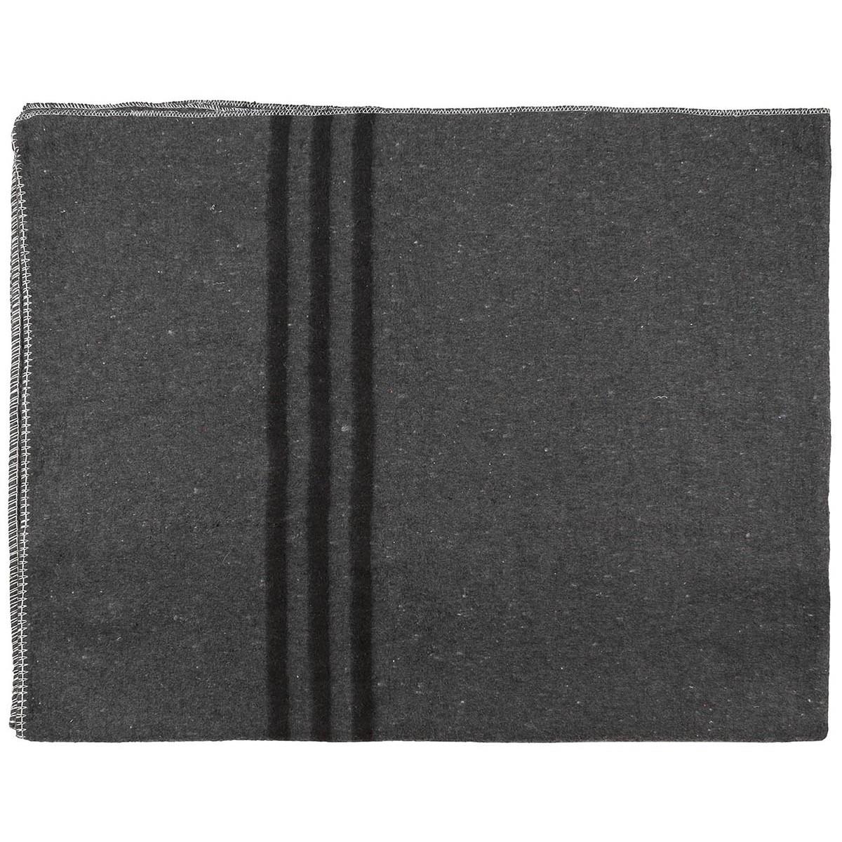 MFH Couverture de bivouac 200 x 150 cm Couverture chaude de survie pour camping, sauvetage, anthracite