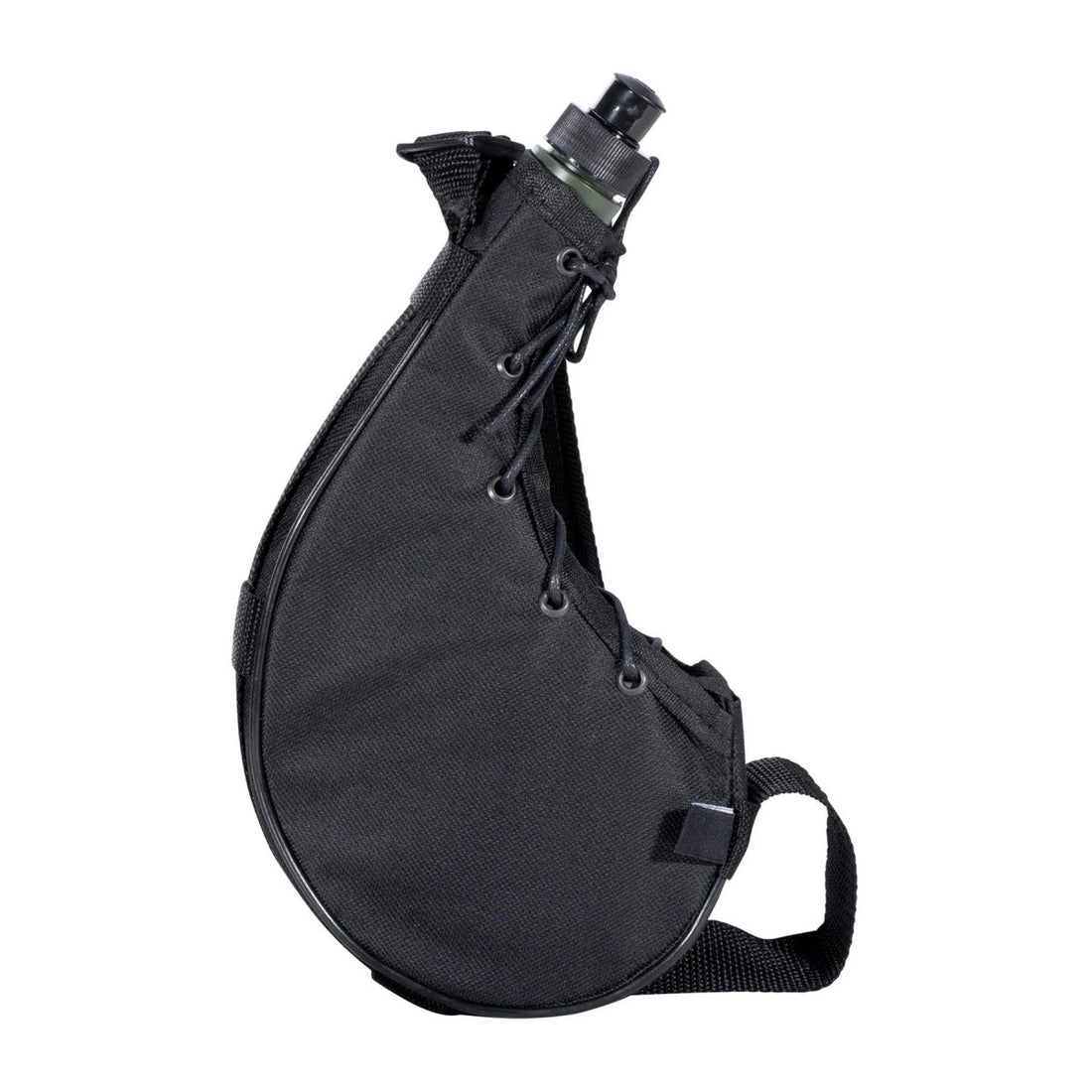 MFH Bota 0,75 L Bouteille d'eau en plastique avec housse en polyester incluse Noir