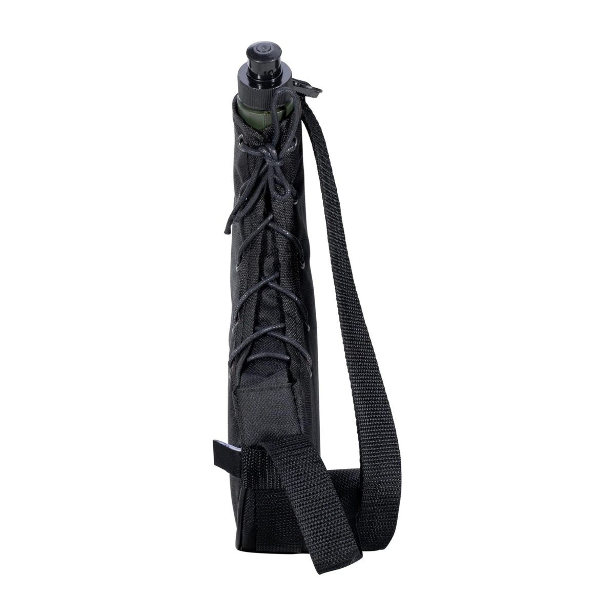 MFH Bota 0,75 L Bouteille d'eau en plastique avec housse en polyester incluse Noir