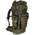 Sac à dos tactique de combat de l'armée BW de marque MFH Molle 65L sac de terrain en aluminium pour tige NEUF