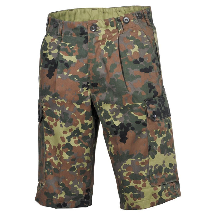 MFH Brand Army style shorts bermuda flecktarn camo robuste ripstop uniforme NOUVEAU - GoMilitar