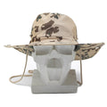 Chapeau panama de style militaire de marque MFH, casquette d'été à seau tropical flecktarn NEUF