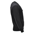 Pull commando de marque MFH en maille côtelée, pull renforcé en laine noir NEUF
