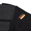 Pull commando de marque MFH en maille côtelée, pull renforcé en laine noir NEUF