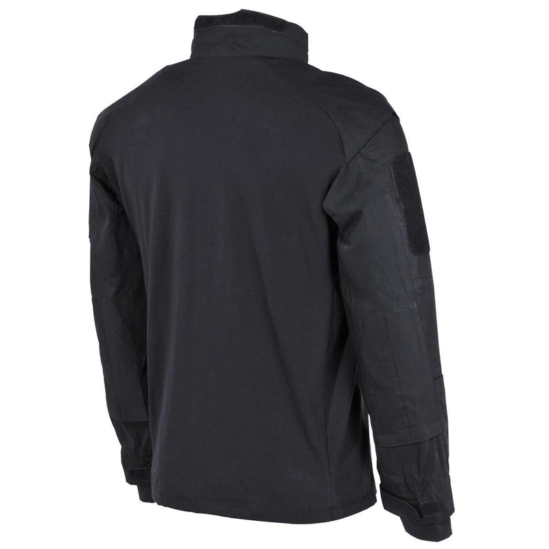 Chemises de combat de style militaire américain de marque MFH, tactiques noires à manches longues BDU NEUF